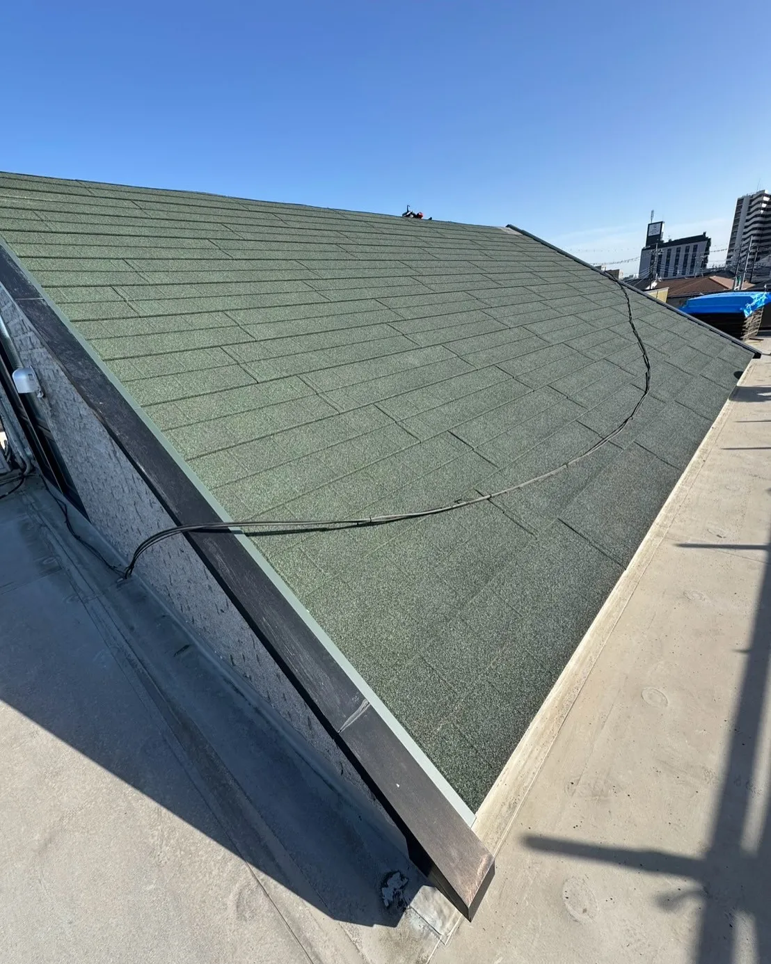 土浦市　屋根カバー工事　ディプロマットスター