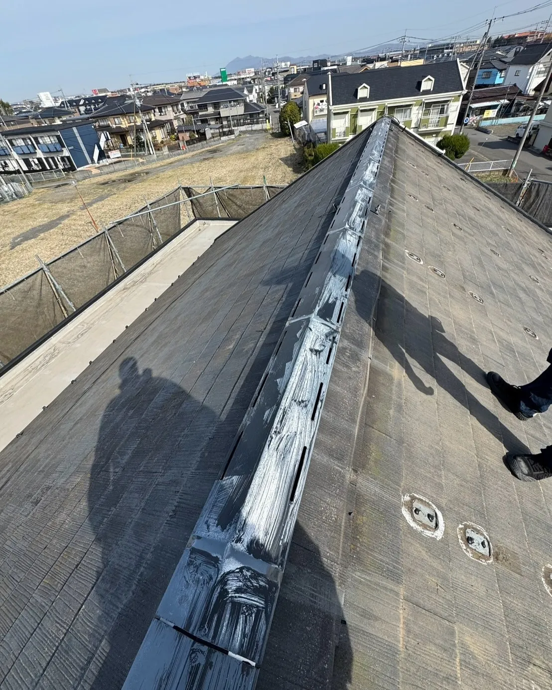 土浦市　屋根カバー工事　ディプロマットスター