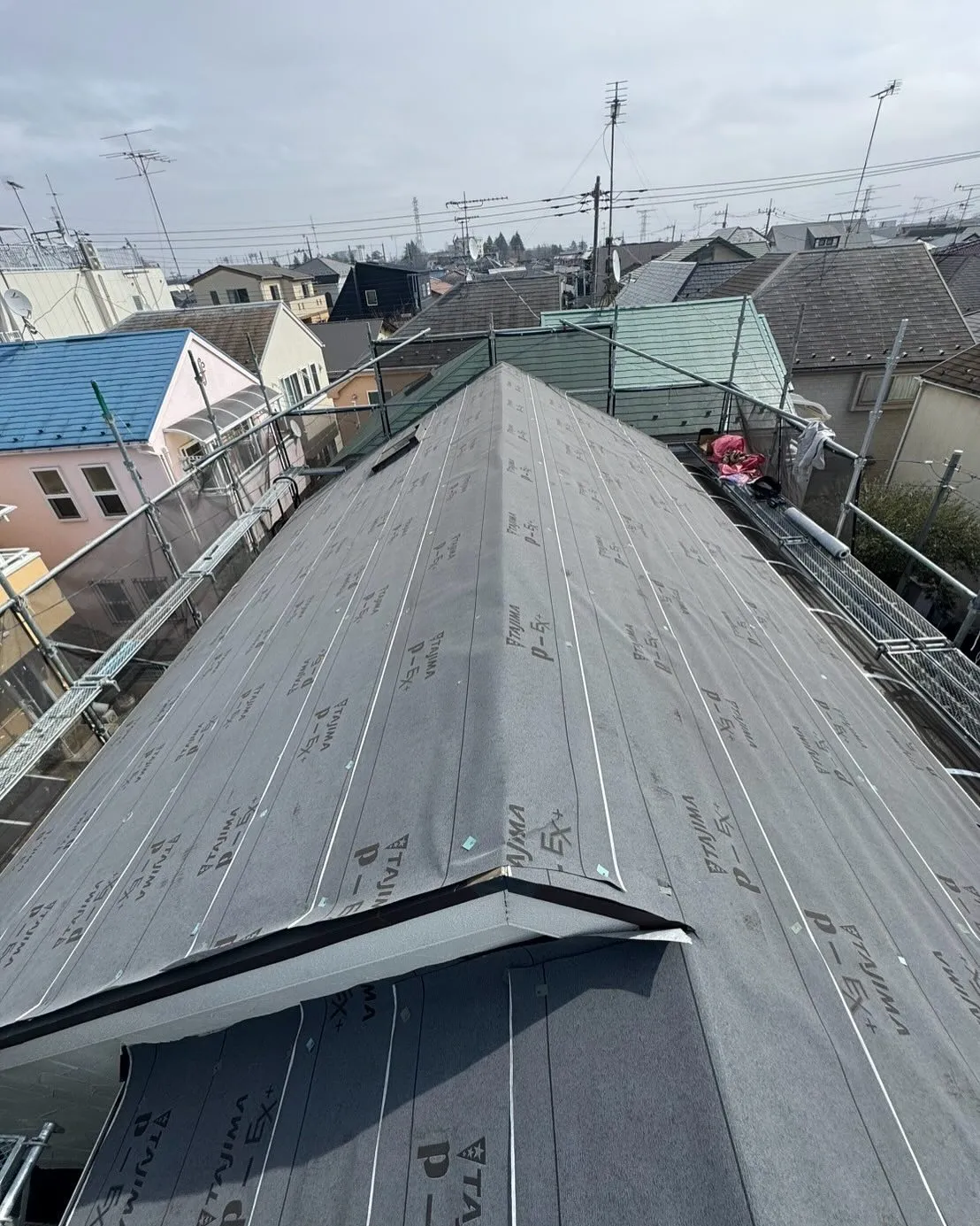 昭島市　屋根カバー　ディプロマットスター