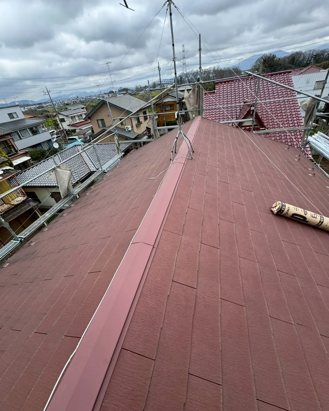 筑西市　屋根カバー　スーパーガルテクト