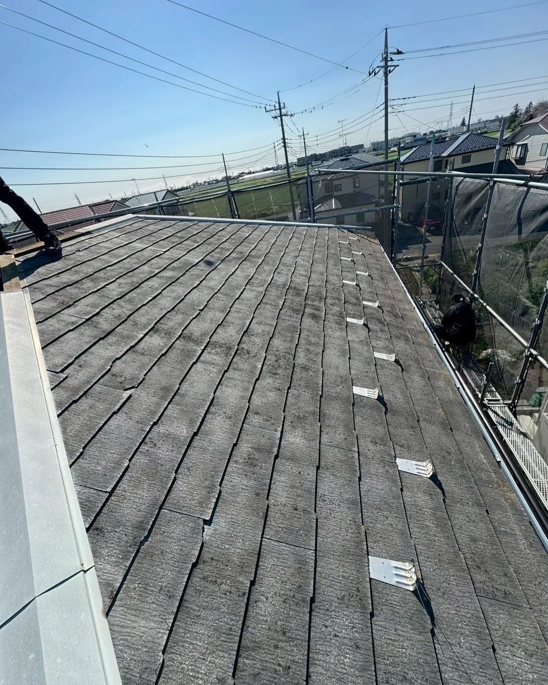 熊谷市　屋根カバー工事　スーパーガルテクト