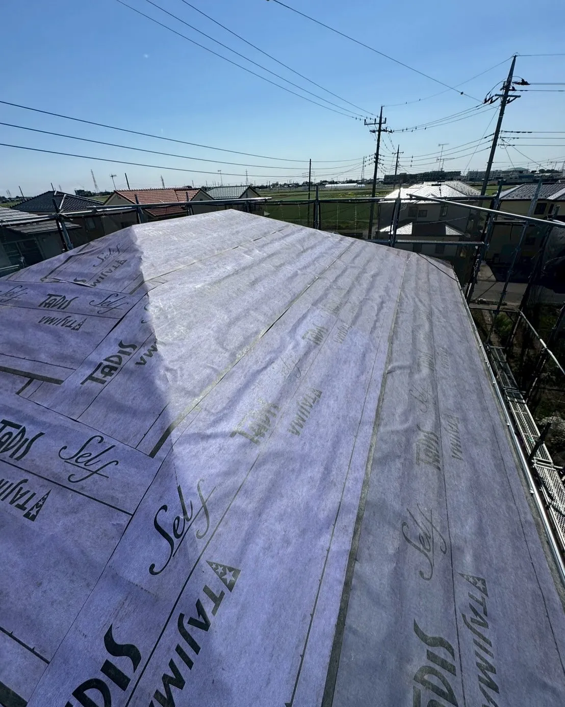 熊谷市　屋根カバー工事　スーパーガルテクト