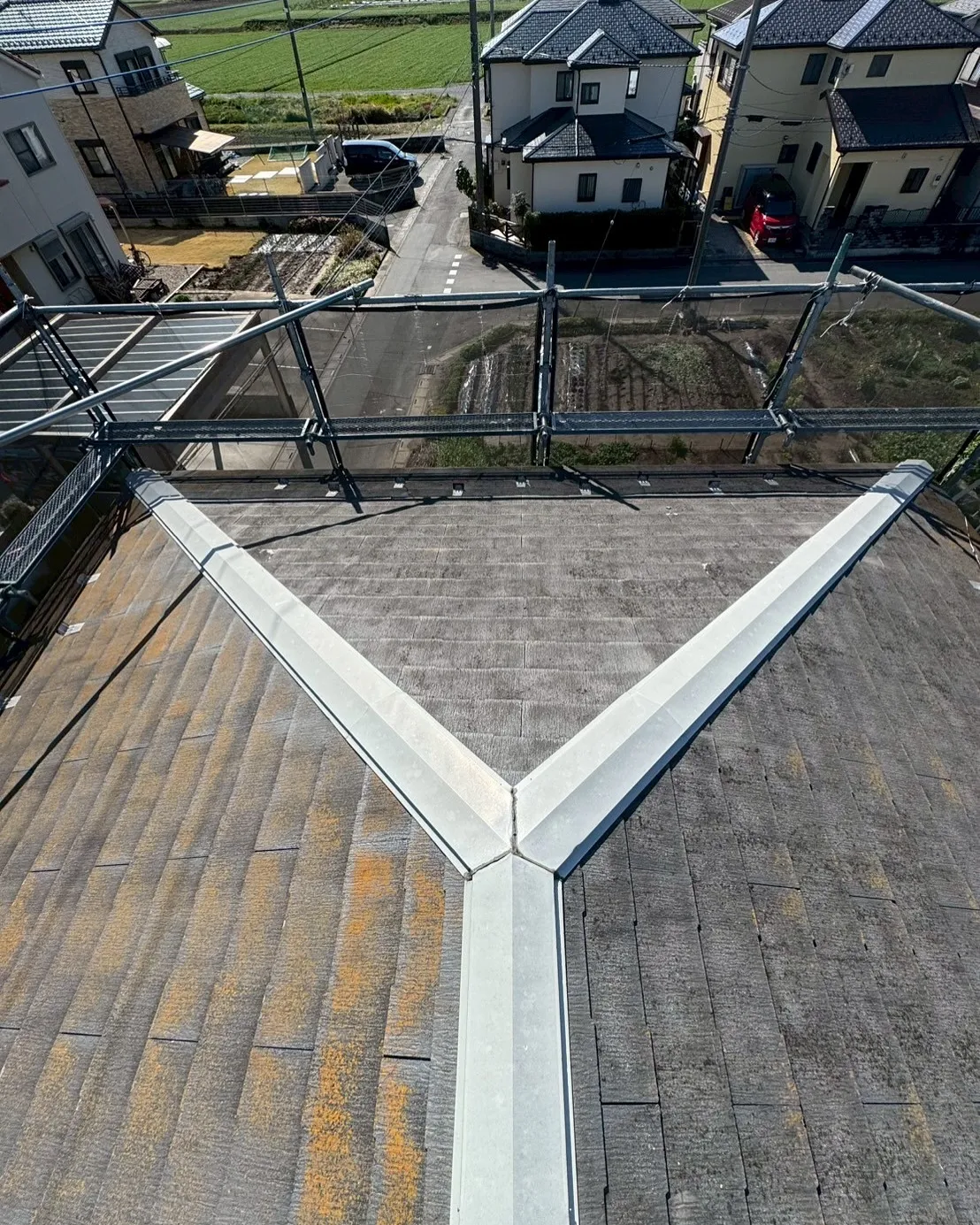 熊谷市　屋根カバー工事　スーパーガルテクト