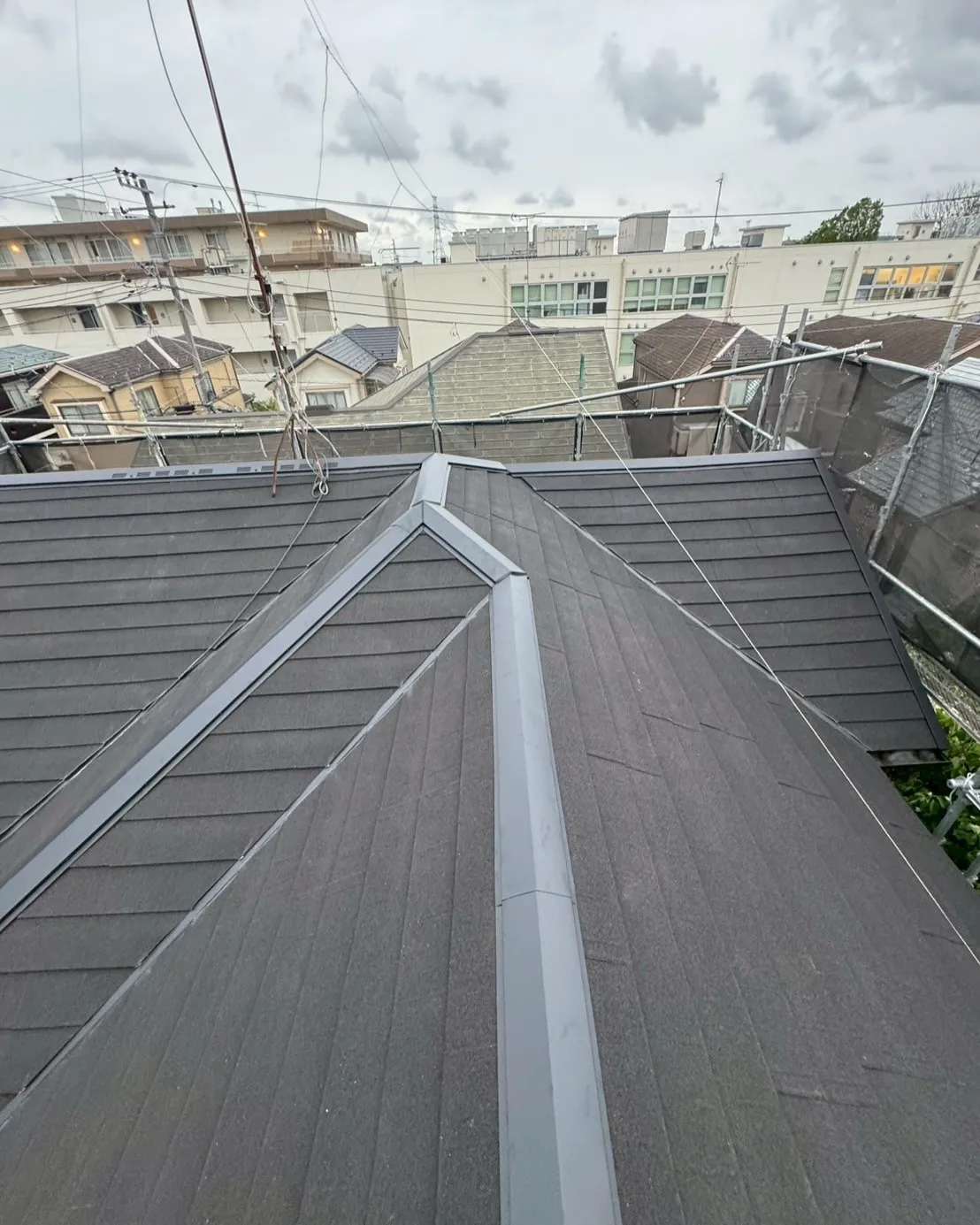 日野市　屋根カバー工事　ディプロマットスター