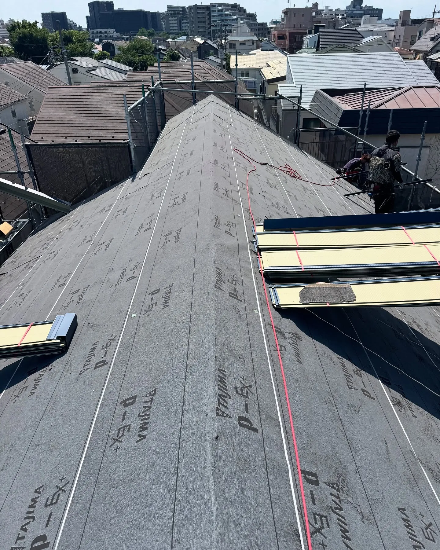 杉並区　屋根工事　ヒランビー
