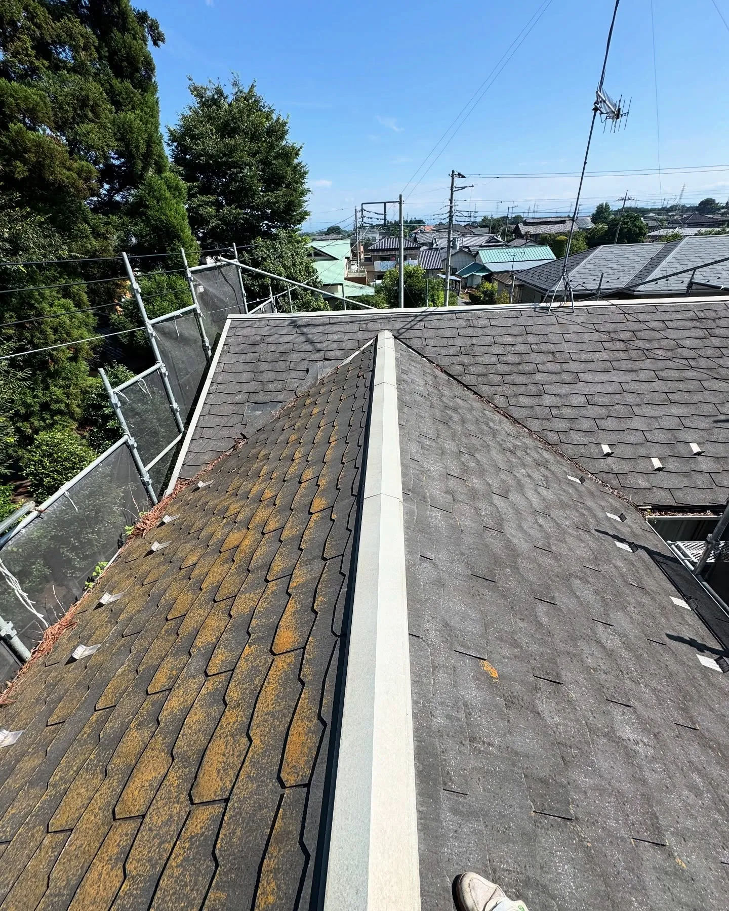 深谷市　屋根カバー工事　スーパーガルテクト