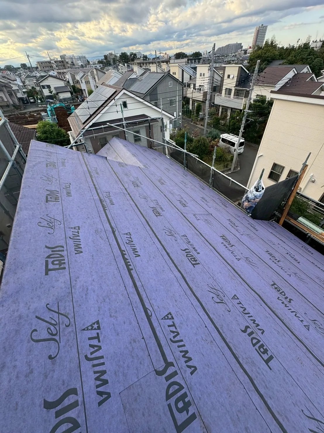 西東京市　屋根カバー　スーパーガルテクト